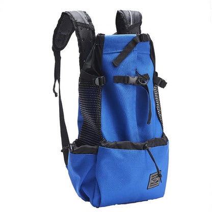 Breathable Hiking Pet Dog Carrier Backpack – Outdoor Travel Mesh Bag for Bicycle & Motorcycle