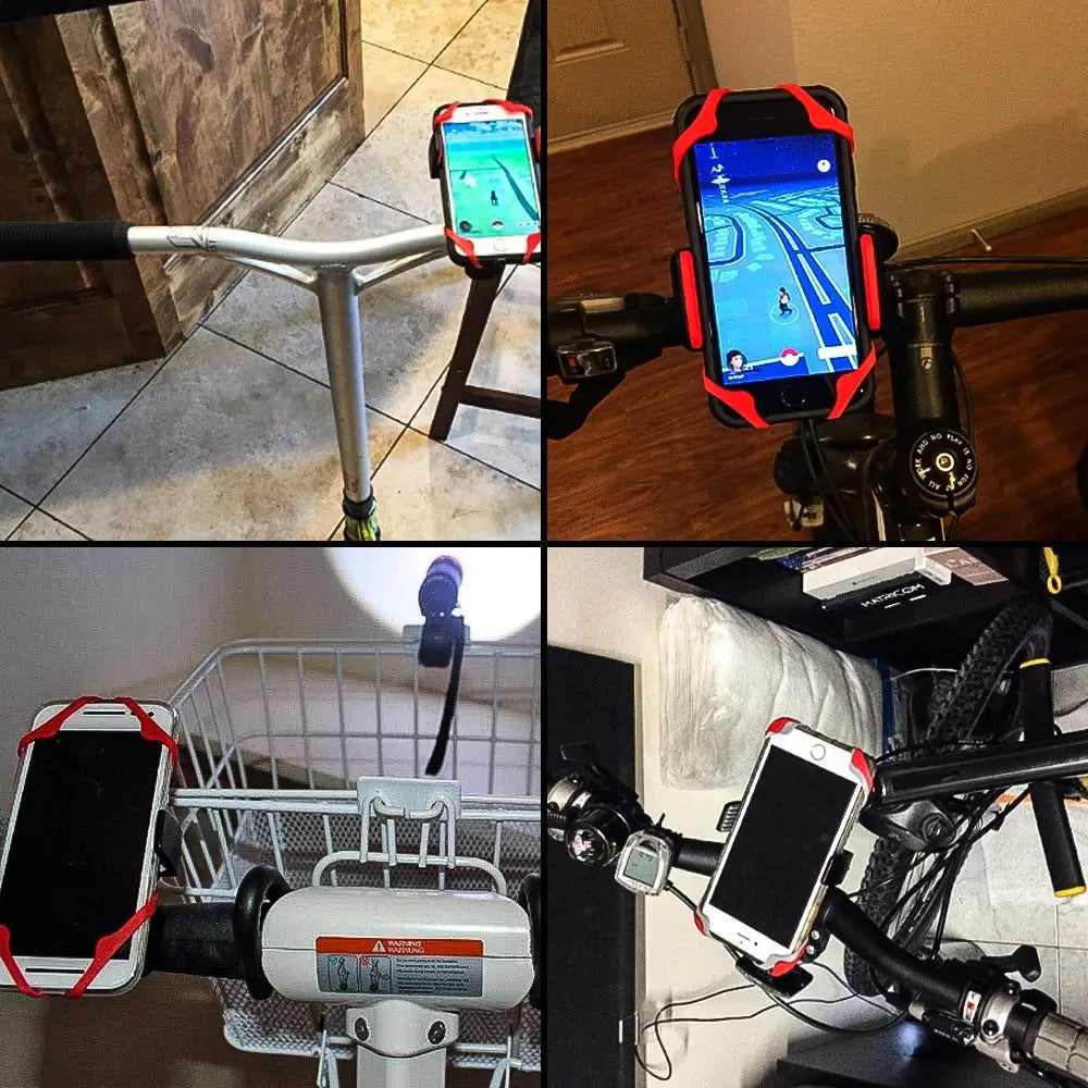 Anti-Slip Silicone Replacement Strap for Cell Phone Mount Holder: Secure Grip for Bike, Bicycle, Motorcycle Handlebars