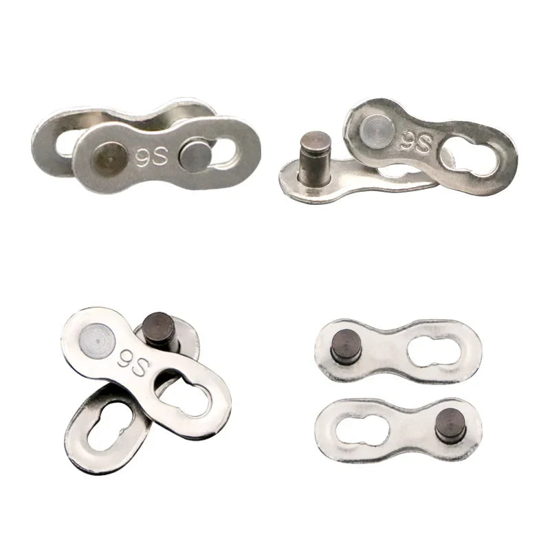 5 Pair Bicycle Chain Link Connectors — Quick Release Master Links for 6–12 Speed MTB Bikes
