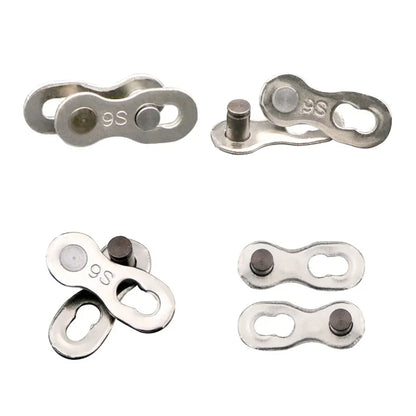 5 Pair Bicycle Chain Link Connectors — Quick Release Master Links for 6–12 Speed MTB Bikes