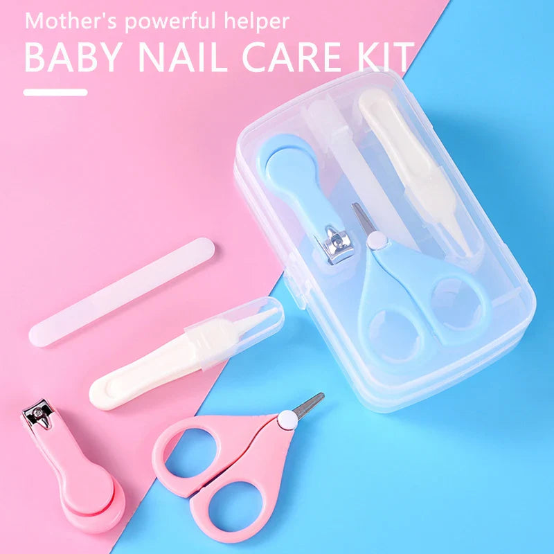 Baby Grooming & Health Care Kit – Multi-Piece Newborn Hygiene Set with Nail Cutter, Scissors & Cleaning Tools for Infant Care