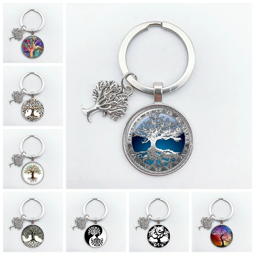 Tree of Life Keychain – Vintage Handmade Fashion Key Ring Jewelry Gift for Men & Women Party & Everyday Use Accessories