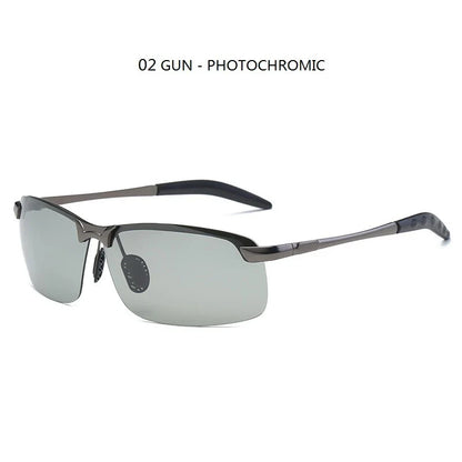 Photochromic Polarized Sunglasses for Men – Color-Changing Driving Glasses for Day & Night Vision