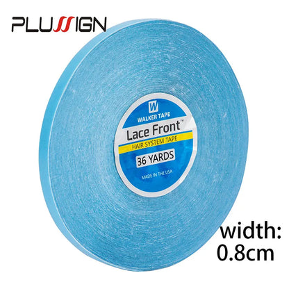 36 Yards Hair System Tape – Double-Sided No Shine Adhesive for Hair Extensions & Lace Front Wigs, Bonding & Replacement Tape