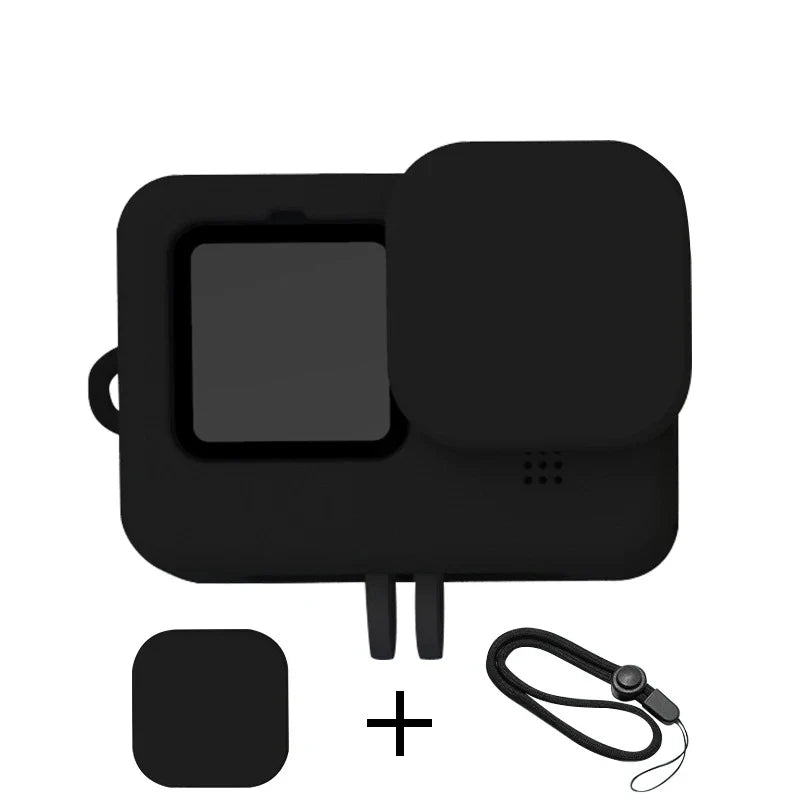 Soft Silicone Protective Case for GoPro Hero 9–13 Black – Rubber Housing Shell Accessory