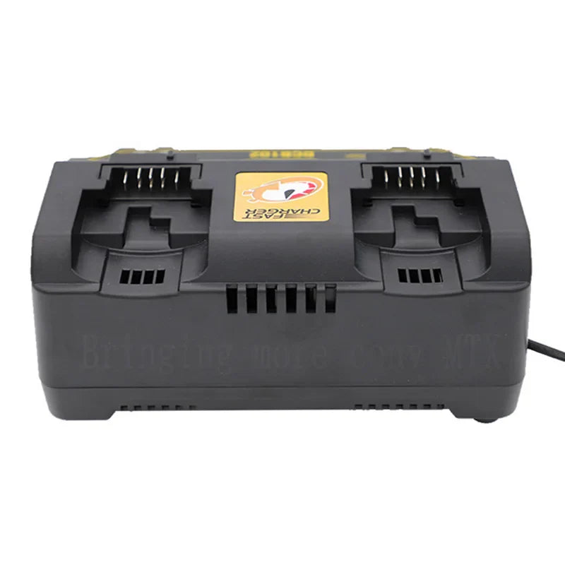 Fast Charging DCB102 Li-ion Battery Charger - For DeWalt 12V, 14.4V, 18V, 20V with USB Port & Dual Charging Position