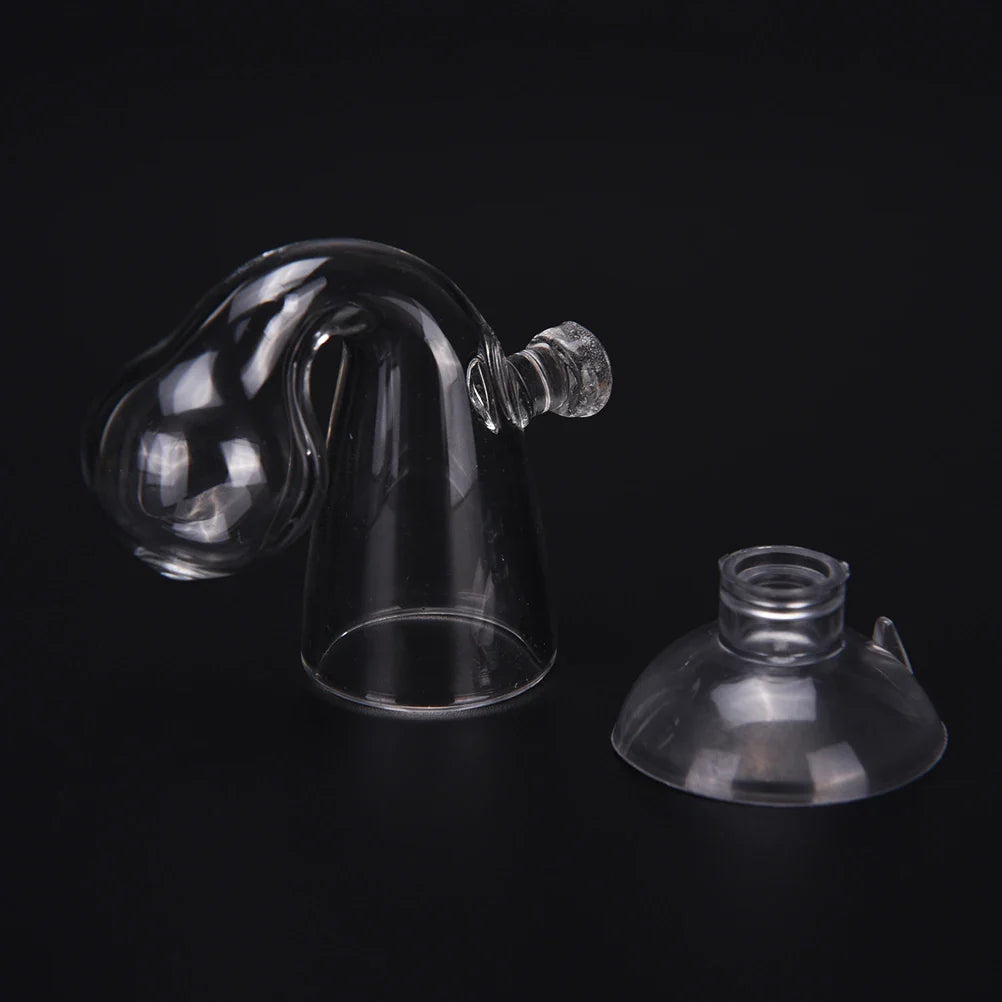 Fish Tank CO2 Diffuse Glass Drop Checker: Long-Term PH Monitor Tester for CO2 Monitoring - Indicator Glass Drop Checker