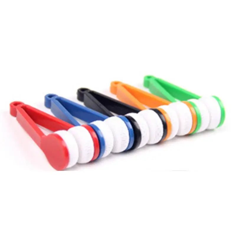 1PC Mini Two-Side Glasses Brush - Microfiber Spectacles Cleaner and Eyeglass Cleaning Tool