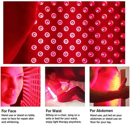 45W Red LED Therapy Panel — 660nm Deep Red & 850nm Near-Infrared Combo