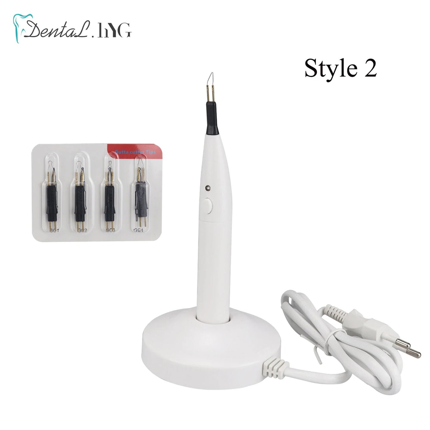 4-Tip Oral Dental Gutta Percha Cutter – Endo Tool for Gum, Teeth Whitening & Gutta Dissolving (2 Options)