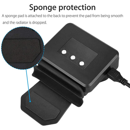 External Cooling Fan for Nintendo Switch – Turbo Pump Radiator Base with LED Display for Switch Docking Station