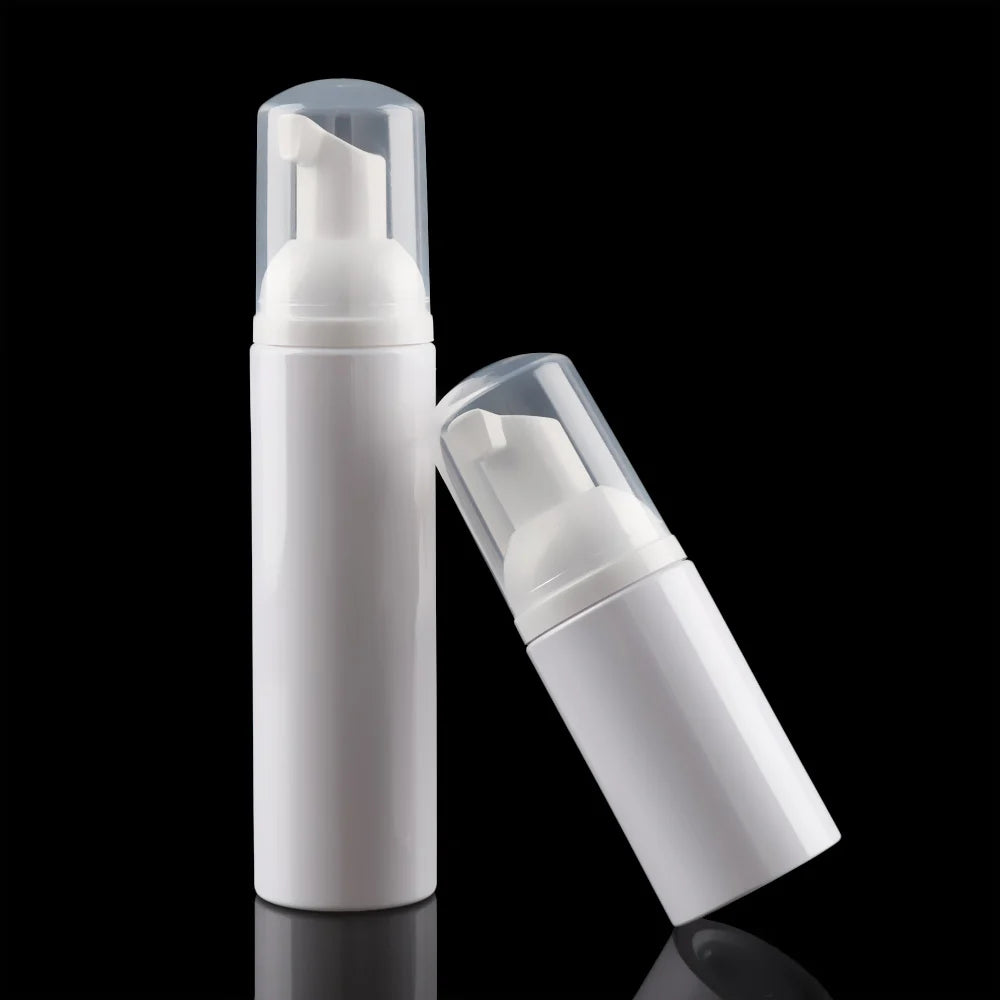 Foaming Soap Dispenser Bottles – 30/50/60/80ML Plastic Pump Bottles for Shampoo, Lotion & Shower Gel