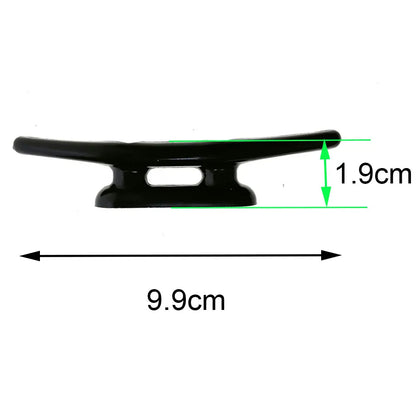 Nylon Plastic Low Flat Cleat – Open Base Cleat for Marine Boat, Yacht Deck Line Rope Tie & Boat Hardware Accessories