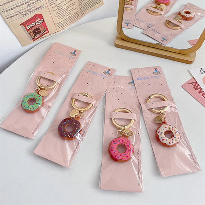Cartoon Donut Silicone Case for Apple AirTag – Cute Protective GPS Tracker Cover for Dog Collar