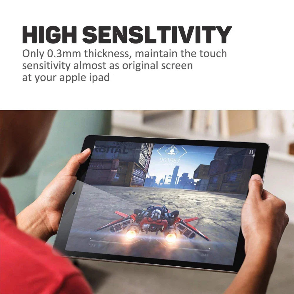 Tempered Glass Screen Protector for iPad – Compatible with 2019/2020 10.2", iPad Pro 11", Air 3 10.5", Mini & 9.7" Models