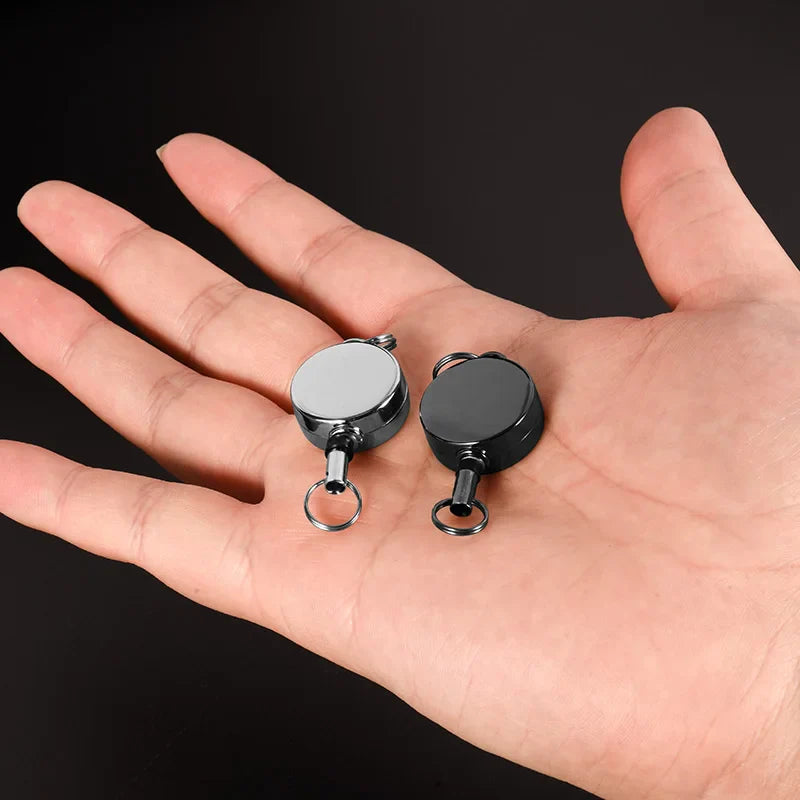 Universal Retractable Anti-Lost Keychain: Mini Portable Recoil Key Chain, Durable Elastic Stretching Rope Keyring - H56