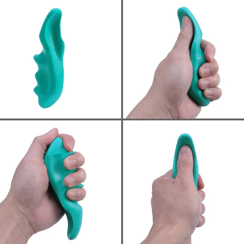 2Pcs Deep Tissue Manual Massage Tools: Trigger Point Acupuncture Stick & Thumb Saver Massager - Foot & Back Health