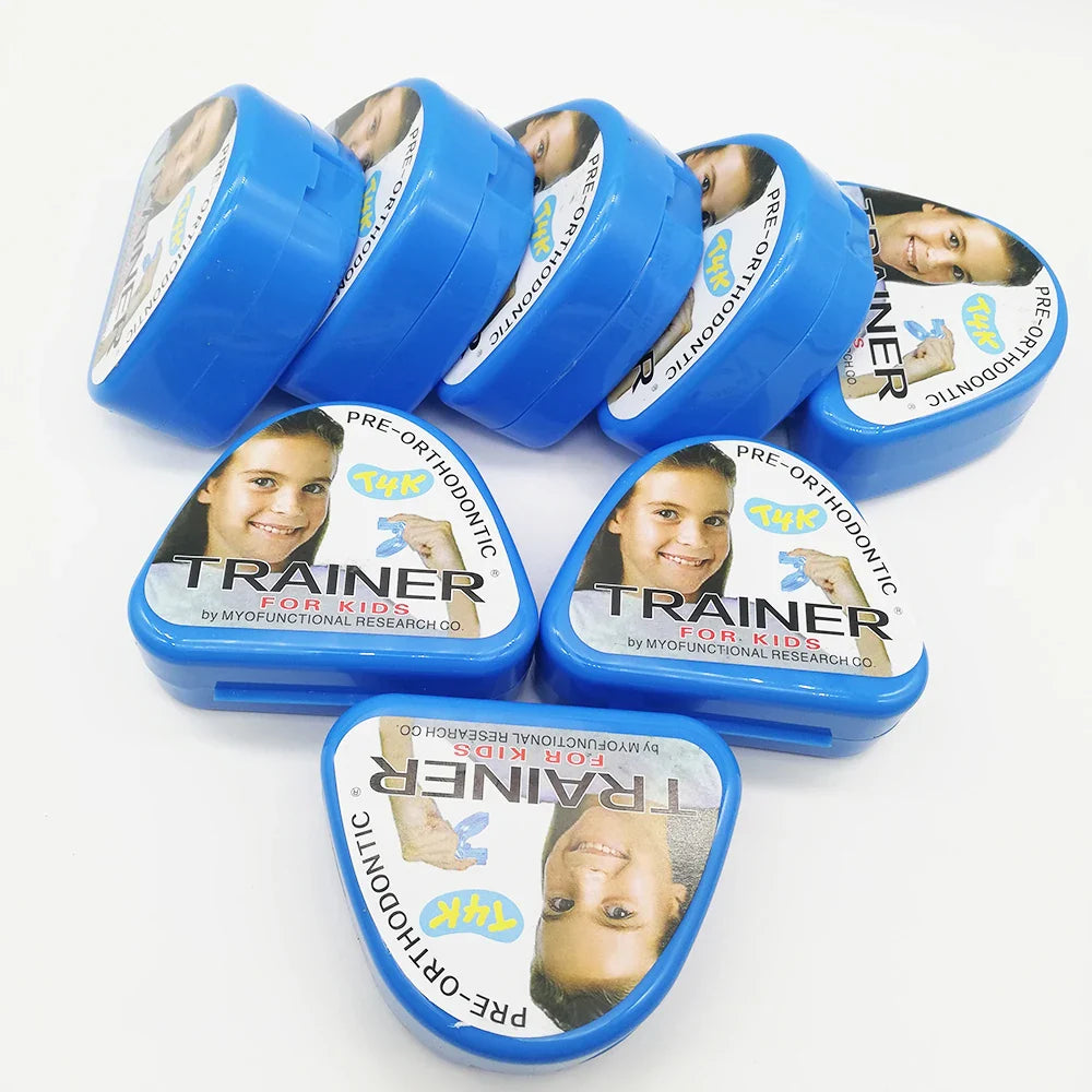 T4K Children’s Dental Tooth Trainer – Orthodontic Appliance for Kids Teeth Alignment, Soft & Hard Braces Mouthpieces