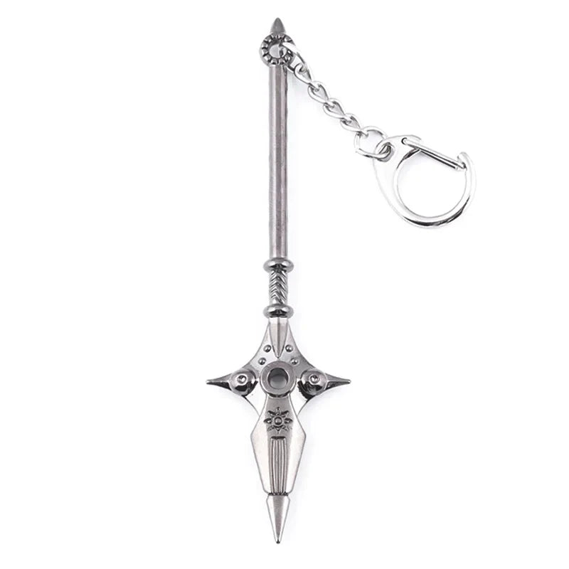 Anime Seven Deadly Sins Escanor Rhitta Keychain – Axe Bottle Opener Pendant Keyring Jewelry Gift for Men & Women