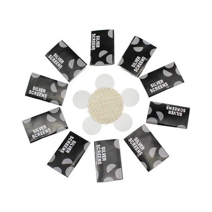 100pcs Stainless Steel Gold Hookah Screens – 20mm Thick Tobacco Water Pipe Filters, Multifunctional Smoking Accessories