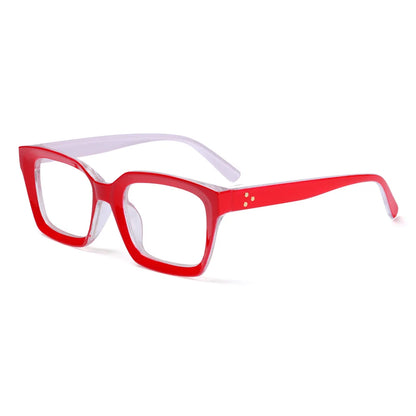Fashion Oversized Square Reading Glasses for Men & Women – Large Frame Presbyopia Eyewear, Diopter +1.0 to +3.0