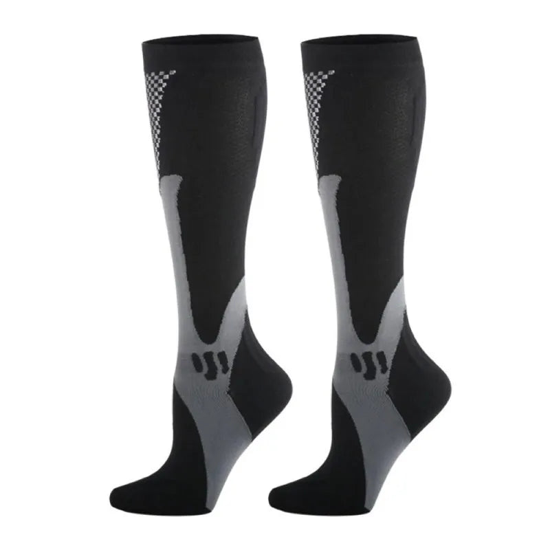 Compression Socks for Varicose Veins, Diabetics, and Sports – Nursing, Cycling, Running, Hiking Gift for Men