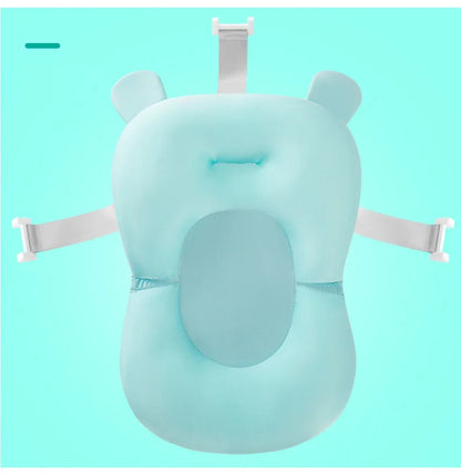 Non-Slip Baby Bath Cushion – Newborn Safety Support Pad & Soft Bathtub Mat
