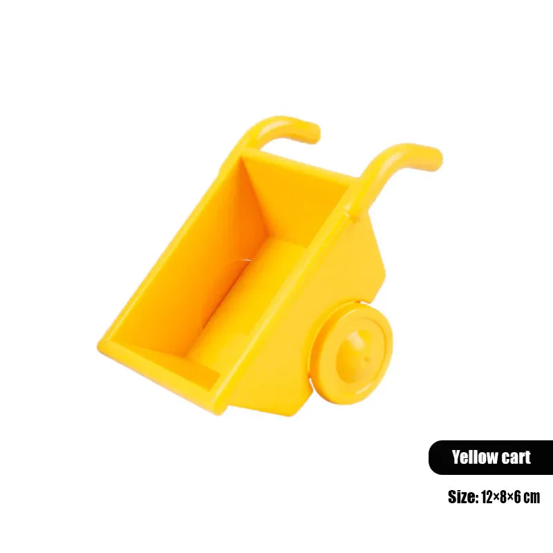 New Large Building Blocks Toys – Cartoon Princess Carriage, Car & Airplane Vehicle Models, Big Bricks Gift for Kids