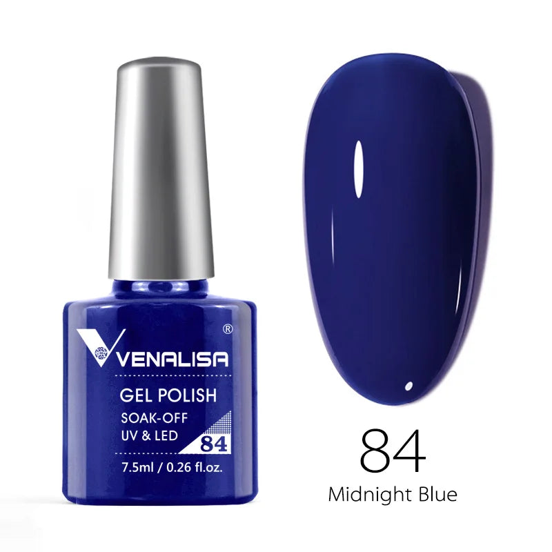 VENALISA 7.5ml HEMA-Free Nail Gel Polish – VIP4 Semi-Permanent Soak-Off UV/LED Gel Varnish, Full Coverage Nail Lacquer