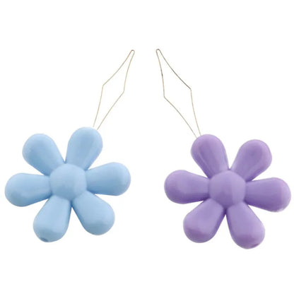 10/20Pcs Easy Sewing Needle Threader – Flower Shape Thread Guide Tool for Garment Needlework in Random Colors