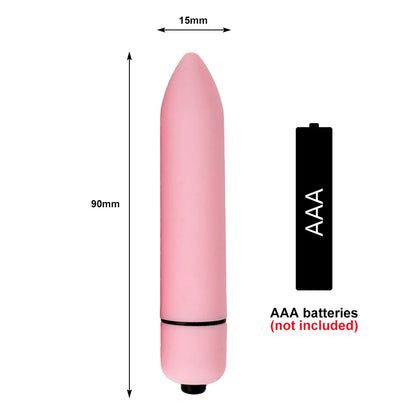 10-Speed Bullet Vibrator AV Stick – Mini G-Spot & Clitoris Stimulator, Dildo Sex Toy for Women