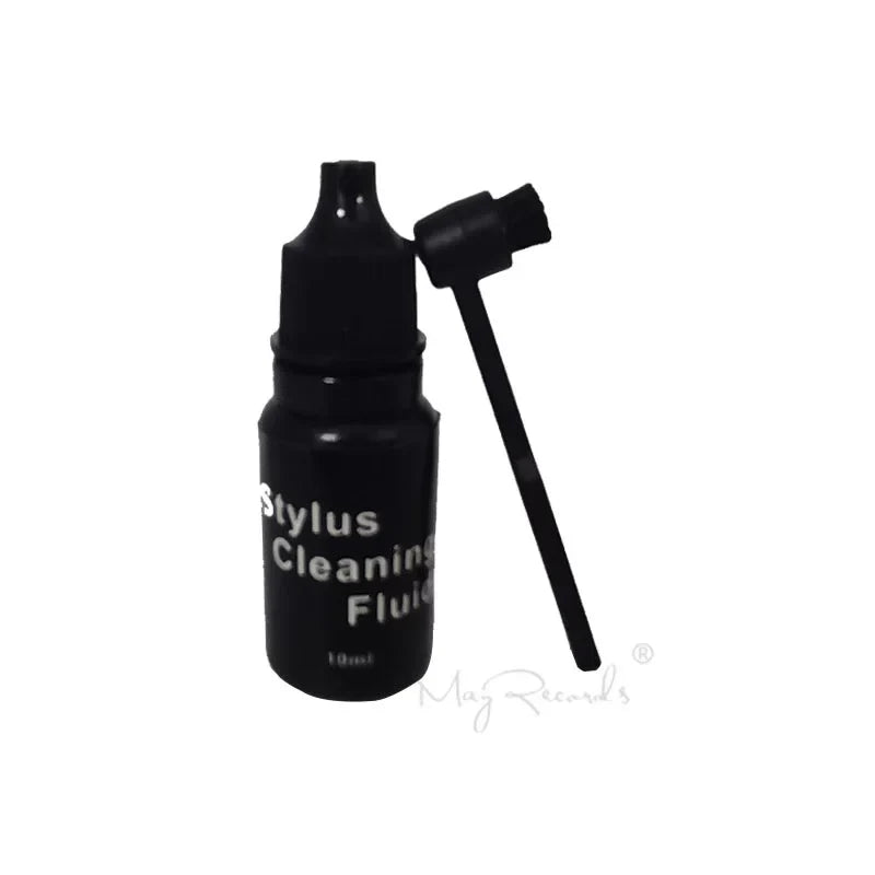 Stylus Brush & 10ml Needle Solution Cleaner – Carbon Fiber Brush Record Player Cleaning Kit