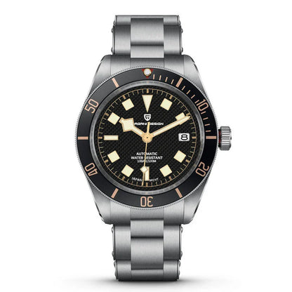 PAGANI DESIGN 2025 BB58 Men's Watch – Retro Automatic NH35A Mechanical, Luxury 100M Waterproof Wristwatch