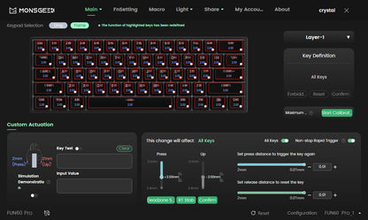 Akko MonsGeek FUN60 60% Mechanical Gaming Keyboard – Magnetic Switch, 8K Rapid Trigger, ARGB HE/TMR Custom Keyboard