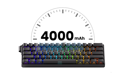 Akko MonsGeek FUN60 60% Mechanical Gaming Keyboard – Magnetic Switch, 8K Rapid Trigger, ARGB HE/TMR Custom Keyboard