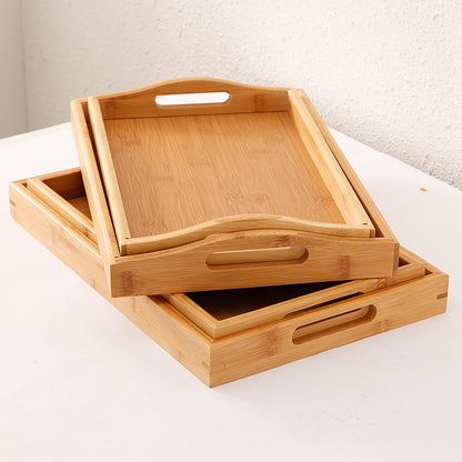 Rectangular Bamboo Tray – Household, Restaurant & Hotel Satchel Serving Tray