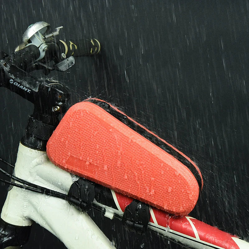 Wild Heart Waterproof Bicycle Pipe Bag – Cross Beam Bag with Shock Absorber Liner