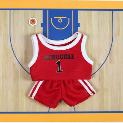 17cm Mini Plush Doll Clothing - Basketball Player Outfit for Idol Dolls & Accessories