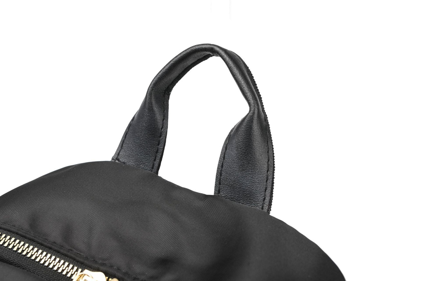 Simple PU Black Large Capacity Backpack - Unisex Travel Bag, Schoolbag for Women, Harajuku High Street Style