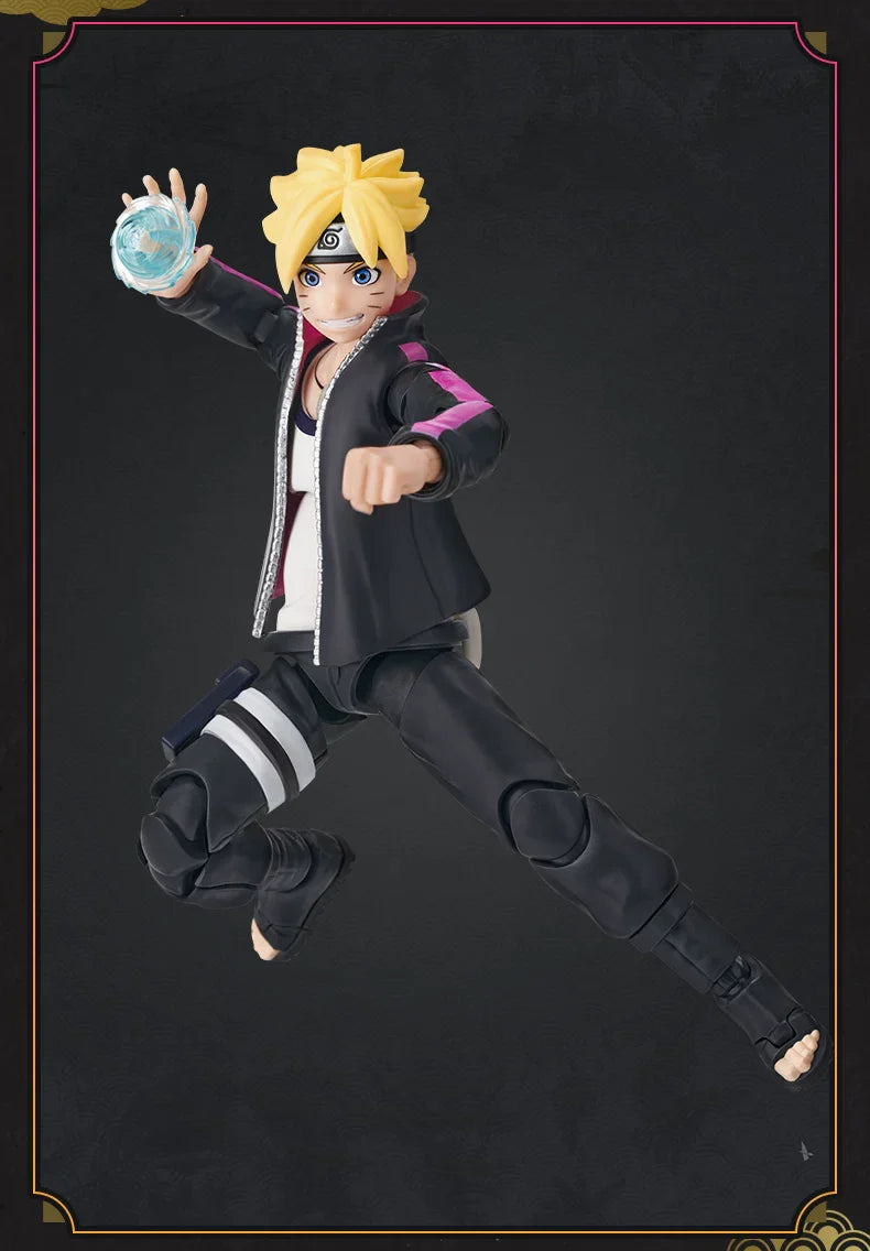 Blokees Naruto Action Figures — Uzumaki Boruto & Naruto Kurama Model Kits, Champion-Class Anime Toys & Collectible Gift Ornaments