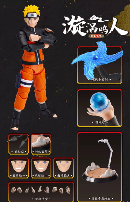 Blokees Naruto Action Figures — Uzumaki Boruto & Naruto Kurama Model Kits, Champion-Class Anime Toys & Collectible Gift Ornaments