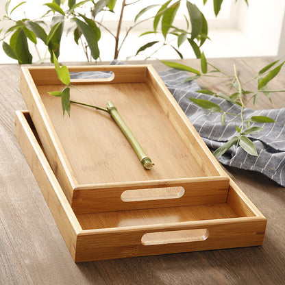 Rectangular Bamboo Tray – Household, Restaurant & Hotel Satchel Serving Tray