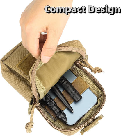 MOLLE Tactical Waist Bag – Outdoor EDC Pouch for Phone, Sports & Hunting Accessories