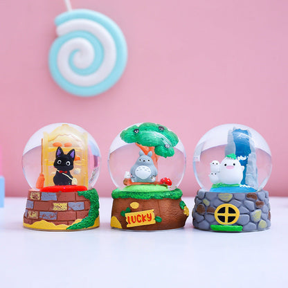 Hayao Miyazaki Forest Elf Crystal Ball Blind Box | Cute Luminous Desktop Ornament Toy