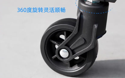 Foldable Internet Celebrity Shopping Trolley – Portable Hand-Pushed Luggage Cart for Home & Supermarkets