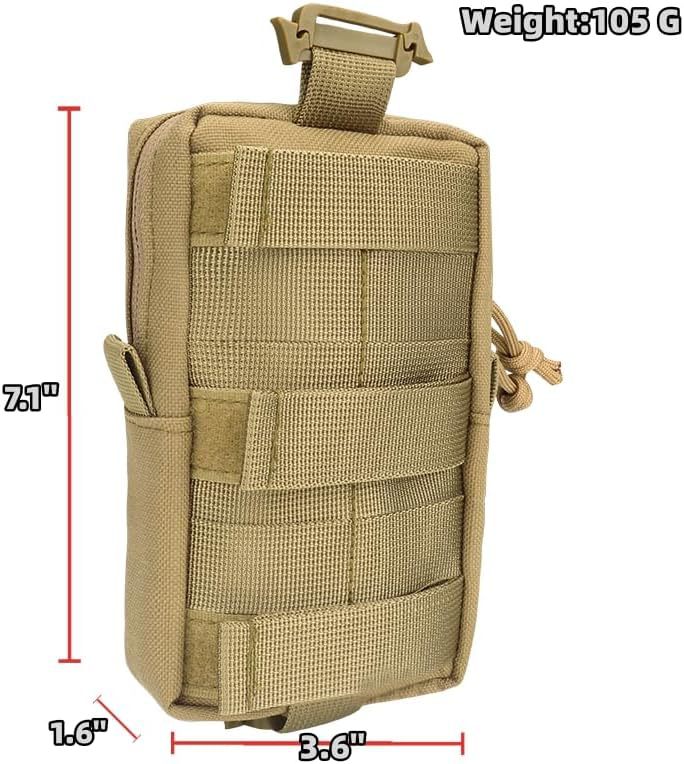 MOLLE Tactical Waist Bag – Outdoor EDC Pouch for Phone, Sports & Hunting Accessories
