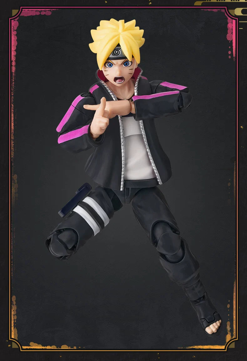 Blokees Naruto Action Figures — Uzumaki Boruto & Naruto Kurama Model Kits, Champion-Class Anime Toys & Collectible Gift Ornaments