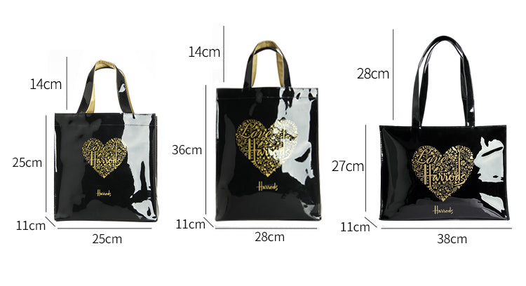 Simple Stylish PVC Reusable Shopping Bag – Luxury Eco-Friendly Waterproof Tote for Summer Beach