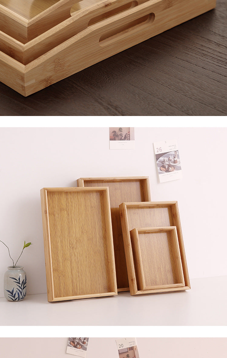 Rectangular Bamboo Tray – Household, Restaurant & Hotel Satchel Serving Tray
