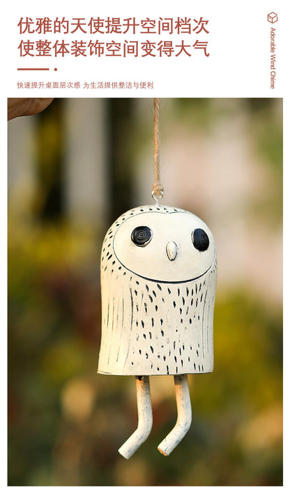 Resin Pet Wind Chime — Cute Animal Garden Pendant | Rural Home Decoration & Festival Gift Craftsmanship